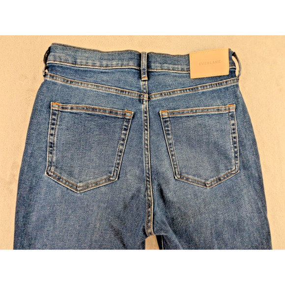 Everlane sz 27 The Vintage Skinny Jeans ankle button fly stretchy 0133 - Picture 4 of 5